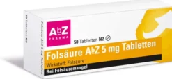 Folsäure Abz 5 mg 50 Tabletten