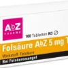 Folsäure AbZ 5 mg 100 Tabletten