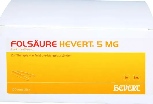 Folsäure Hevert 5 mg Ampullen 100 Ampullen