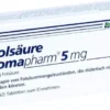 Folsäure Lomapharm 5 mg 50 Tabletten
