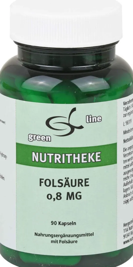 Folsäure 0,8 mg 90 Kapseln