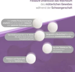 Folsäure 800 Plus B12 + Jod 120 Tabletten