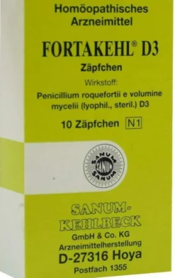 Fortakehl D 3 Suppositorien