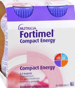 Fortimel Compact Energy Erdbeere 4 X 300 ml