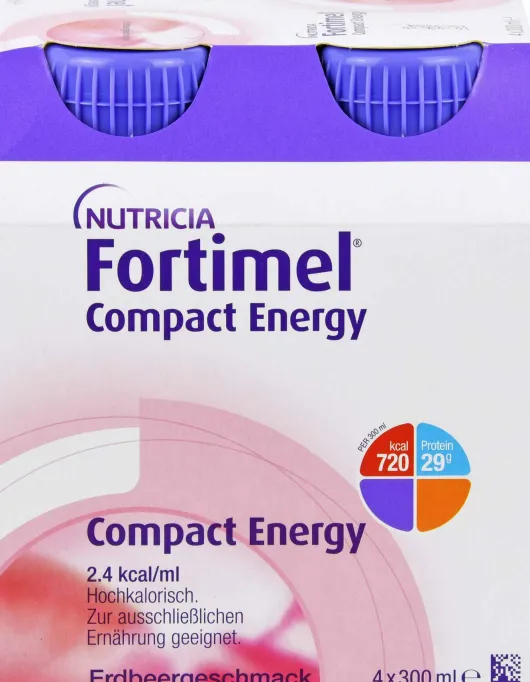 Fortimel Compact Energy Erdbeere 8x4x300ml