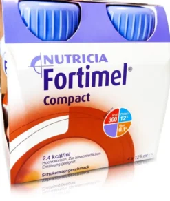 Fortimel Compact 2.4 Schokoladengeschmack 4 X 125 ml Flüssigkeit