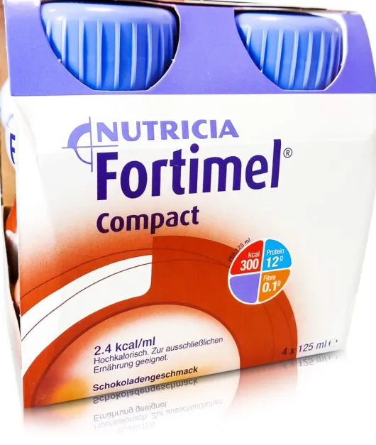 Fortimel Compact 2.4 Schokoladengeschmack 4 X 125 ml Flüssigkeit