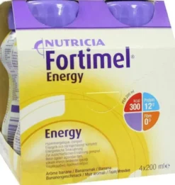 Fortimel Energy Bananengeschmack 4 X 200 ml Flüssigkeit