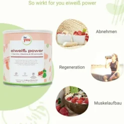 For You Eiweiß Power Erdbeere 750 G