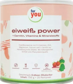 For You Eiweiß Power Erdbeere 750 G