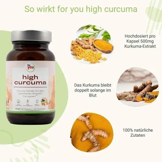 For You High Curcuma 60 Kapseln