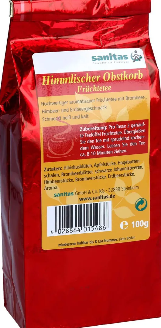 Früchtetee Himmlischer Obstkorb 100 G Tee
