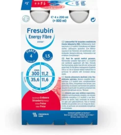 Fresubin Energy Fibre Drink Erdbeere Trinkflasche 4 X 200 Ml...