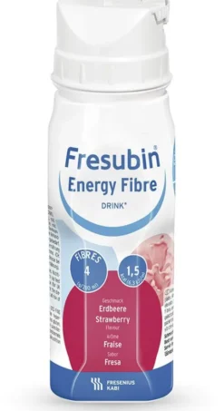 Fresubin Energy Fibre Drink Erdbeere Trinkflasche 4 X 200 Ml...