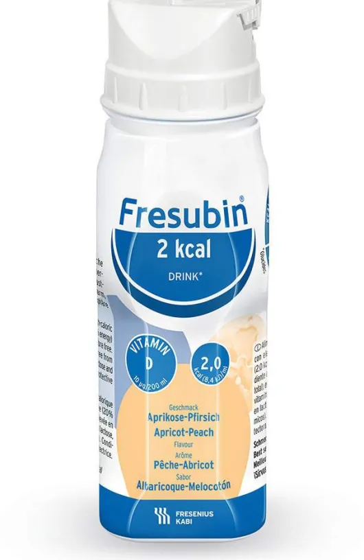 Fresubin 2 Kcal Drink Aprikose Pfirsich Trinkflasche 24x200 Ml...