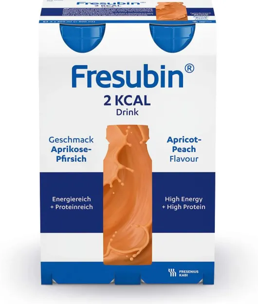 Fresubin 2 Kcal Drink Aprikose Pfirsich Trinkflasche 24x200 Ml...