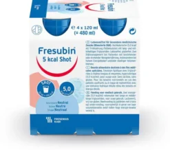Fresubin 5 Kcal Shot Neutral 4 X 120 Lösung