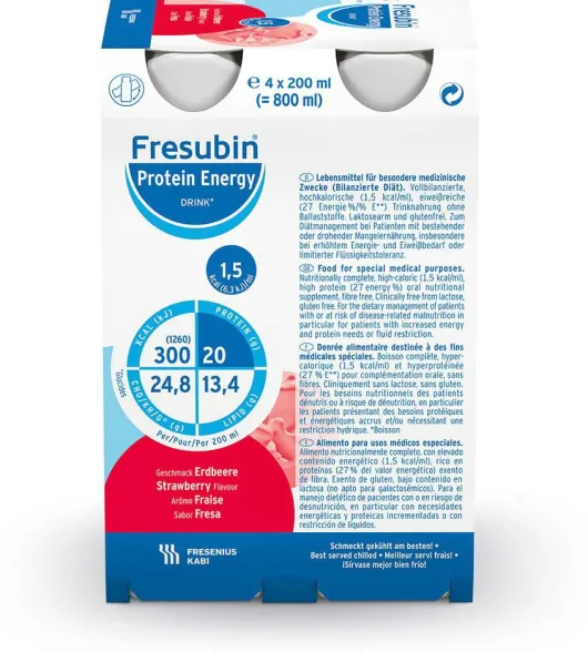 Fresubin Protein Energy Drink Walderdbeeere Trinkflasche...