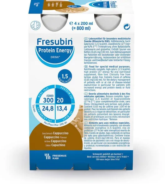 Fresubin Protein Energy Drink Cappuccino Trinkflasche