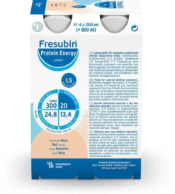 Fresubin Protein Energy Drink Nuss Trinkflasche 4 X 200 ml