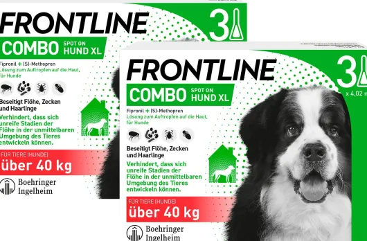 Frontline Combo Spot on Hund XL 40-60 kg 2 x 3 Pipetten