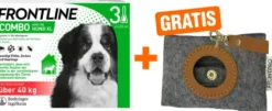 Frontline Combo Spot on Hund XL 40-60 kg 3 Pipetten + gratis Frontline Hundekotbeutelspender