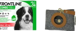 Frontline Combo Spot on Hund XL 40-60 kg 3 Pipetten + gratis Frontline Hundekotbeutelspender