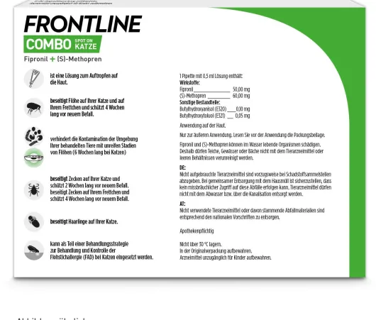 Frontline Combo Spot on Katze 6 Pipetten