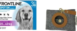 Frontline Spot On Hund L 20-40 kg 3 Pipetten + gratis Frontline Hundekotbeutelspender