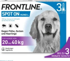 Frontline Spot On Hund L 20-40 kg 3 Pipetten