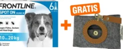 Frontline Spot On Hund M 10-20 kg 6 Pipetten + gratis Frontline Hundekotbeutelspender