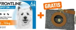 Frontline Spot On Hund S 2-10 kg 6 Pipetten + gratis Frontline Hundekotbeutelspender