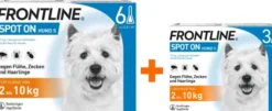 Frontline Spot On Hund S 2-10 kg 6 + 3 Pipetten