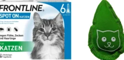 Frontline Spot on Katze 6 Pipetten + gratis Frontline Baldriankissen für Katzen