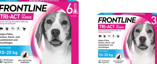 Frontline TRI-ACT Hund 10-20 kg 6 + 3 Pipetten