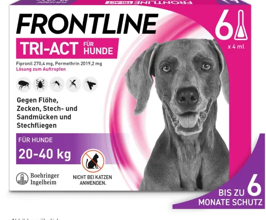 Frontline TRI-ACT Hund 20-40 kg 6 Pipetten