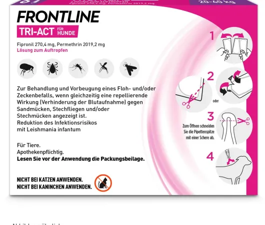 Frontline TRI-ACT Hund 20-40 kg 6 Pipetten