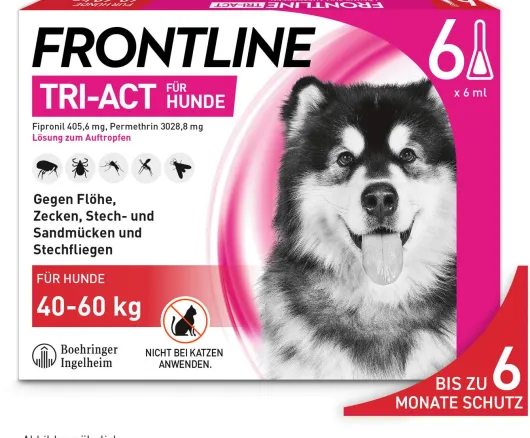 Frontline TRI-ACT Hund 40-60 kg 6 Pipetten