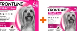 Frontline TRI-ACT Hund 2-5 kg 3 + 6 Pipetten