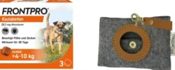 Frontpro 28,3 mg für Hunde 3 Kautabletten + gratis Hundebeutelspender 1 Stück
