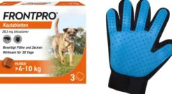 Frontpro 28,3 mg für Hunde 4-10 kg 3 Kautabletten + gratis Fellhandschuh