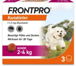 Frontpro 11,3 mg für Hunde 2 - 4 kg 3 Kautabletten