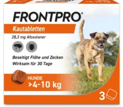 Frontpro 28,3 mg für Hunde 4-10 kg 3 Kautabletten