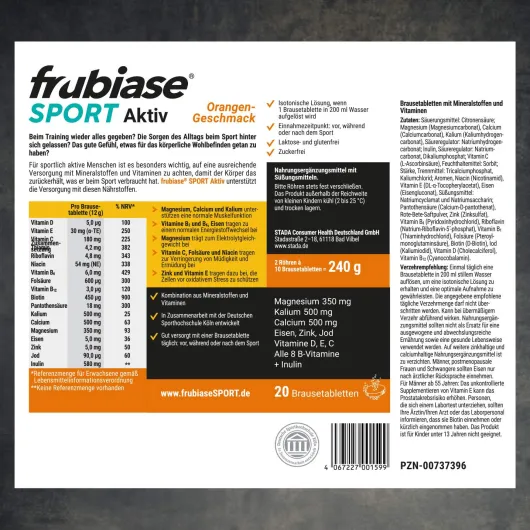 Frubiase Sport 20 Brausetabletten