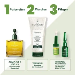 Furterer Triphasic Shampoo bei Haarausfall 200 ml