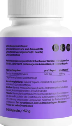 Gaba 500 mg 90 Kapseln