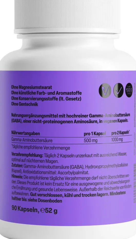 Gaba 500 mg 90 Kapseln