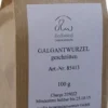 Galgantwurzel Geschnitten