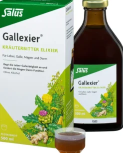 Gallexier Kräuterbitter Elixier Flüssigkeit zum Einnehmen 500 ml