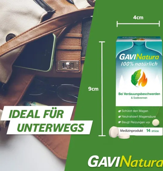 Gavinatura natürlich bei Verdauungsbeschwerden 14 Lutschtabletten
